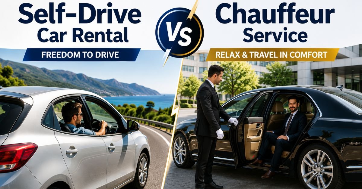 Self-Drive Car Rental vs Chauffeur Service
