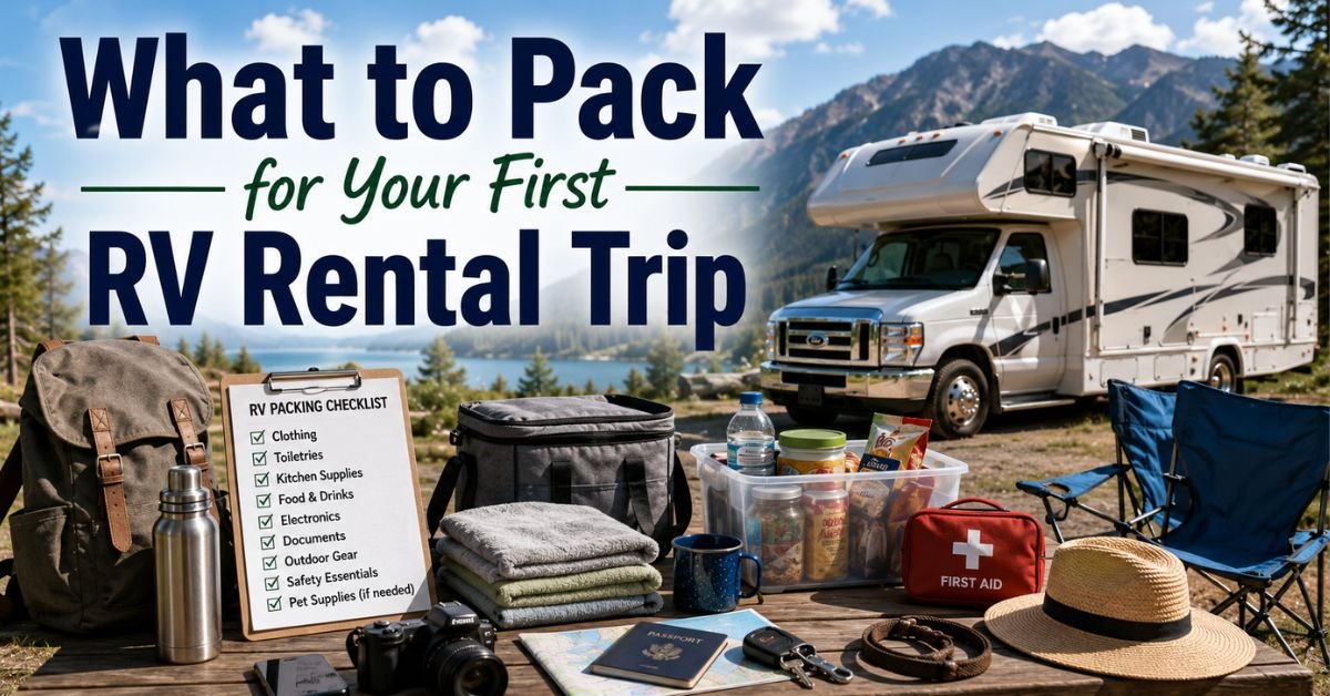 What to Pack for Your First RV Rental Trip